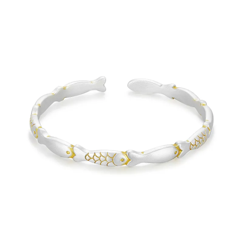 Zeroline S999 Fine Silver Bangles Women's-1