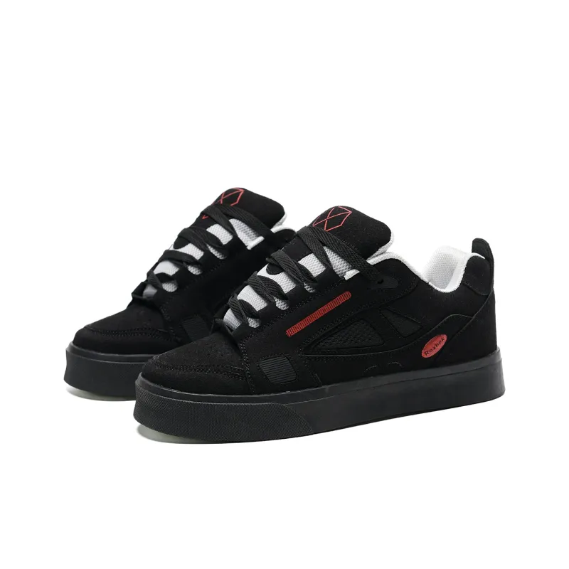 KAAVER OTTO Warm Cushioning Wear-Resistant Balance Height Increasing Low-Top Skateboard Shoes Unisex-9
