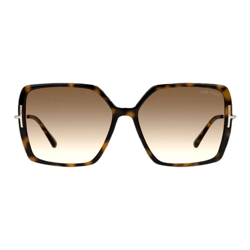 TOM FORD Acetate Square Sunglasses Women's Brown-1