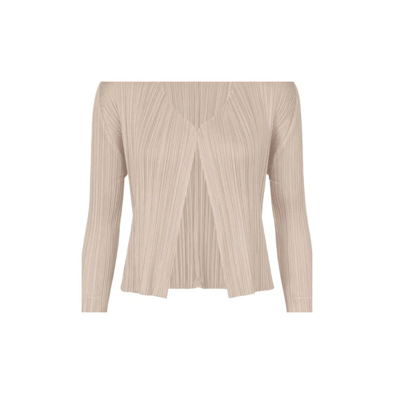 PLEATS PLEASE ISSEY MIYAKE FW24 Knitwear Women's Beige-1