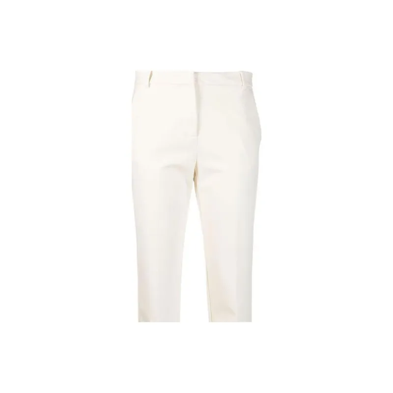 PINKO High-Waist Cropped Bello Pants-4