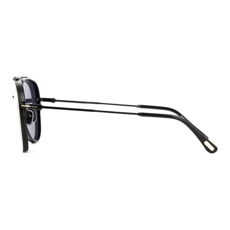 TF Aviator Sunglasses Men's Black-2