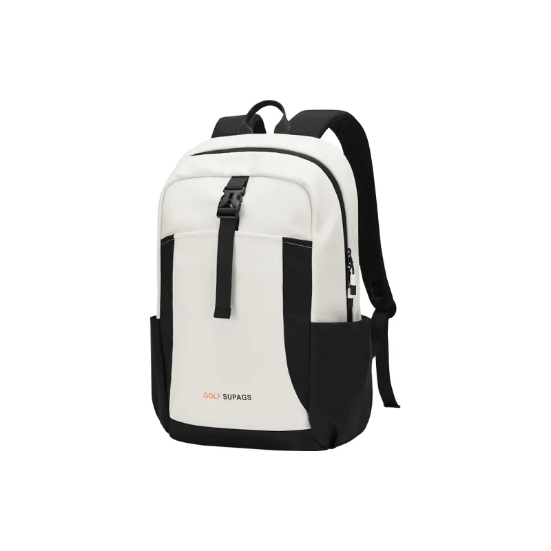 GOLF Fabric Backpack Regular Unisex Ecru & Black/Barley Tea-0