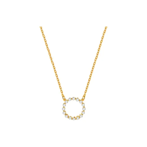 Heart Grass S925 Silver Necklaces Women's