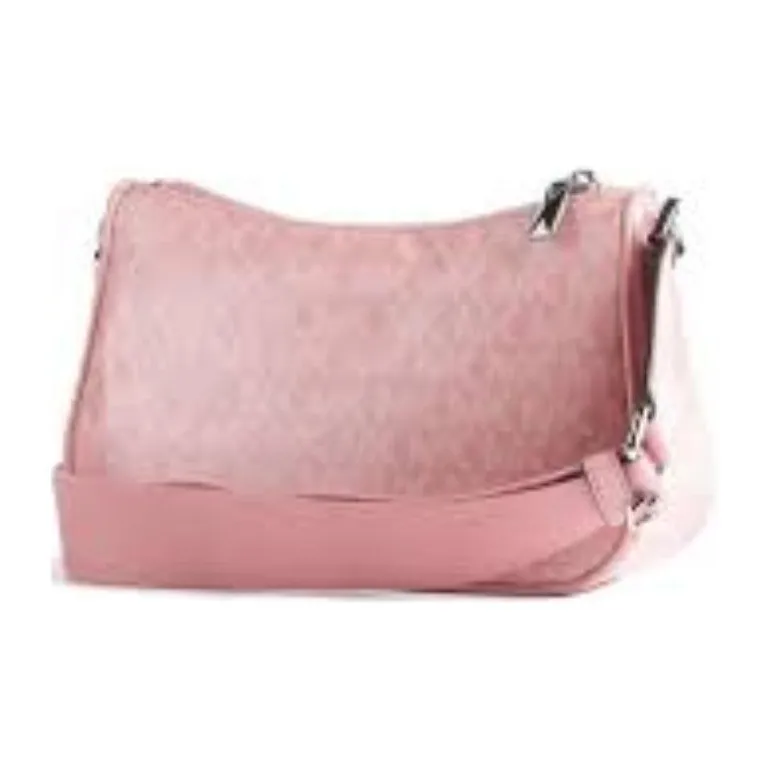 MICHAEL KORS Cotton Crossbody Bag Women's Pink-3