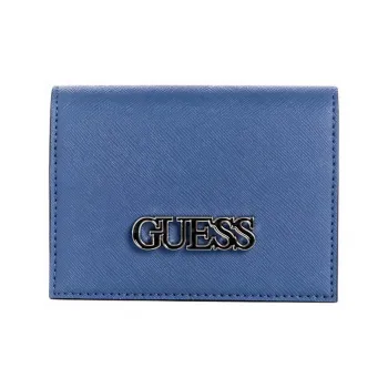 GUESS Artificial Leather Wallet Mini Women's Blue