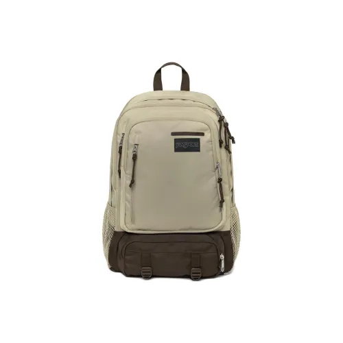 JanSport Polyester Backpack Regular Unisex Beige
