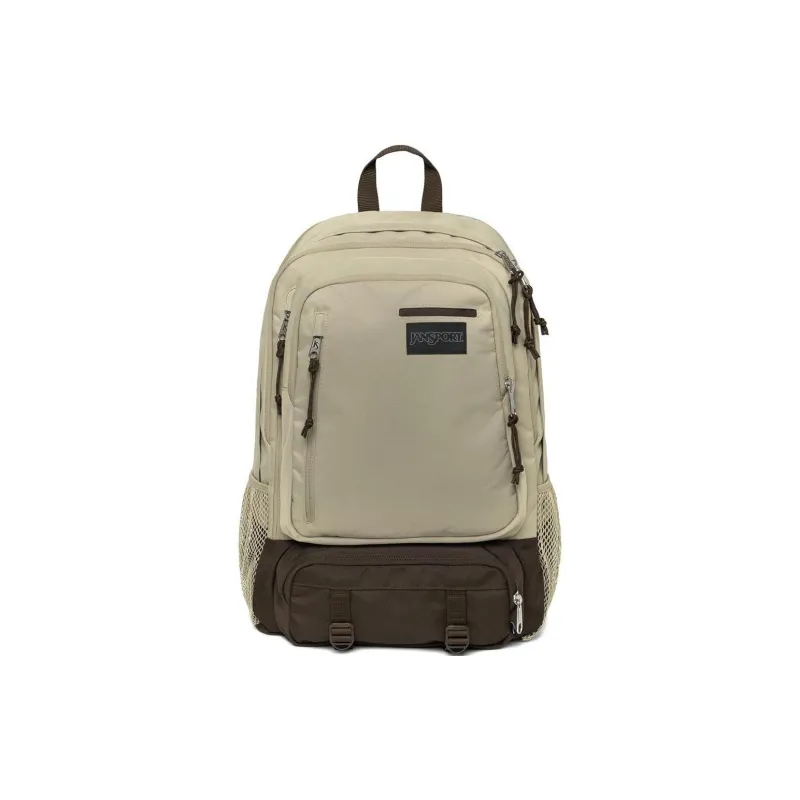 JanSport Polyester Backpack Regular Unisex Beige-0