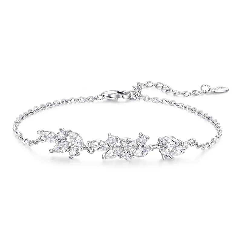 KADER 925 Sterling Silver Bracelets Women's Silver Box-0