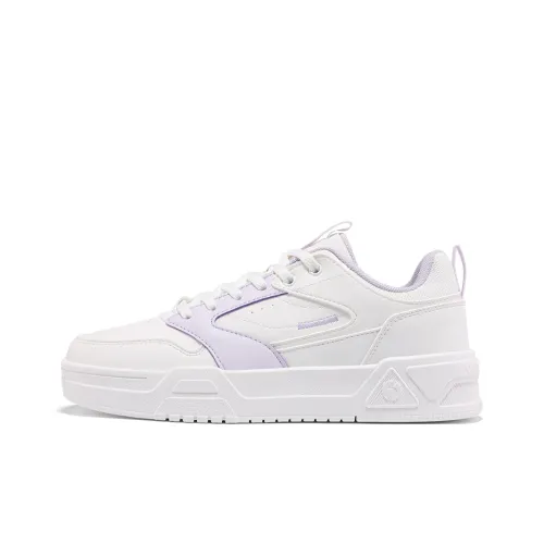 361° Soda 2 Anti-Slip Wear-Resistant Low-Top Skateboard Shoes Women's White Purple