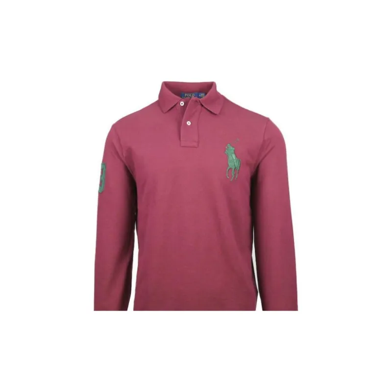 Polo Ralph Lauren Polo Shirt Men's Burgundy-4