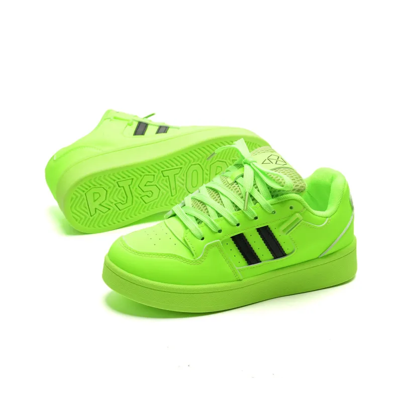 OAOQ Wear resistant And Lightweight Low Top Skateboard Shoes Unisex-11