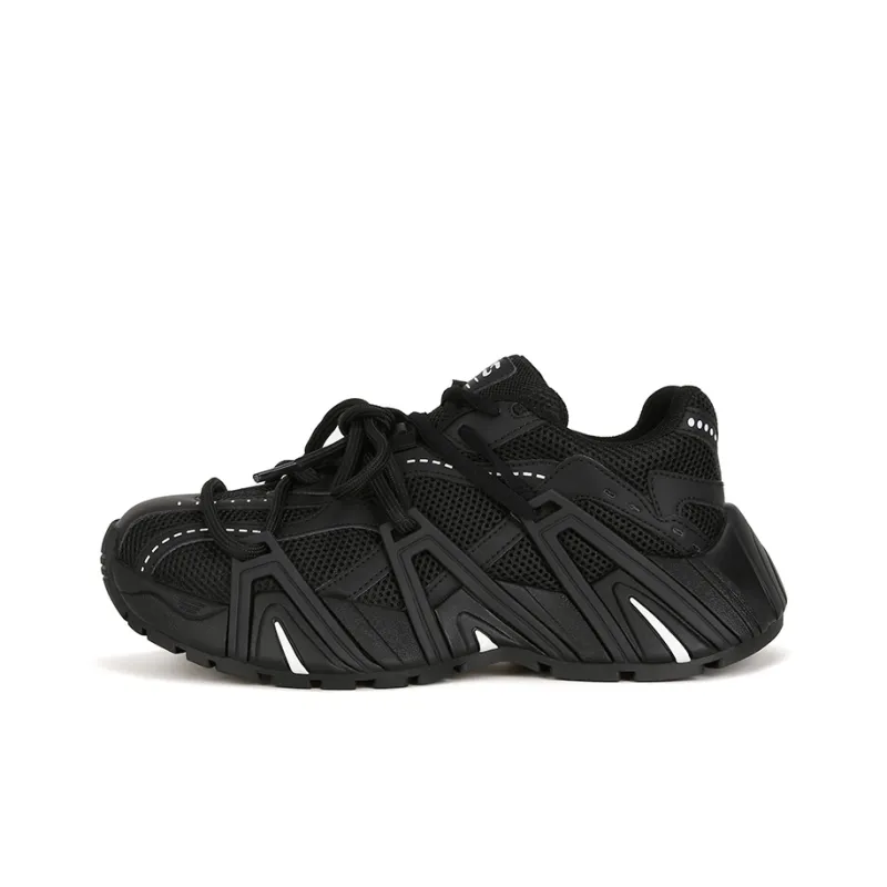 QING MISS Anti Slip And Wear Resistant Lightweight Low Top Chunky Sneakers Women's-5