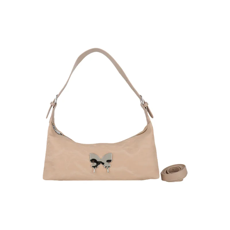 Yalu PU Handbag Shoulder Bag Crossbody Bag Women's Ecru/Black/Pink/Khaki-10