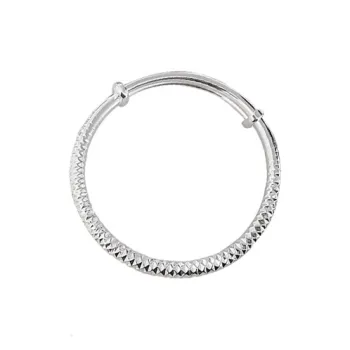 RURA S999 Fine Silver Bangles Women's Silver