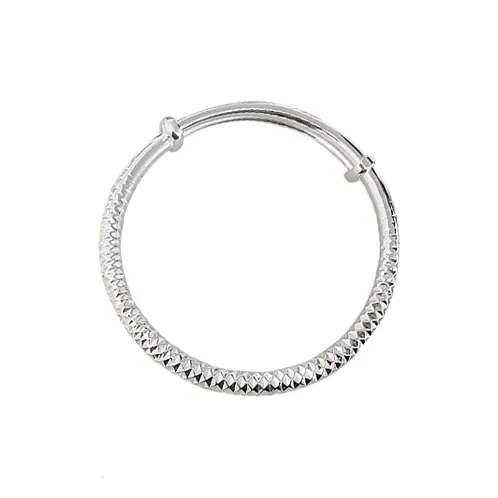 RURA S999 Fine Silver Bangles Women's Silver-0