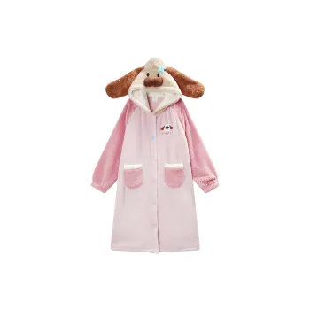 GUKOO Bath Robes Women's Heavenly Pink