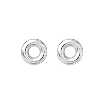 Mistova JEWELRY 925 Sterling Silver Quality Hoop Earrings Women's
