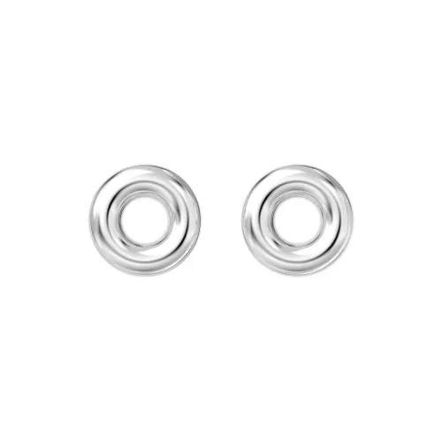 Mistova JEWELRY 925 Sterling Silver Quality Hoop Earrings Women's
