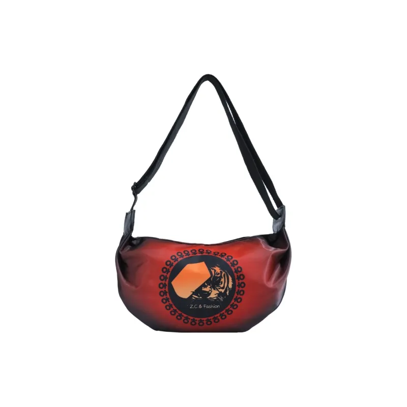 DCLOUD Fabric Shoulder Bag Crossbody Bag Unisex Black/Khaki/Red-10