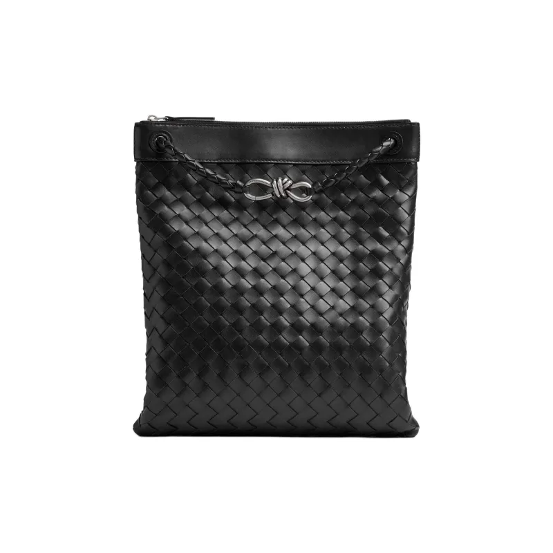 Bottega Veneta Flat Andiamo Messenger Bag-0