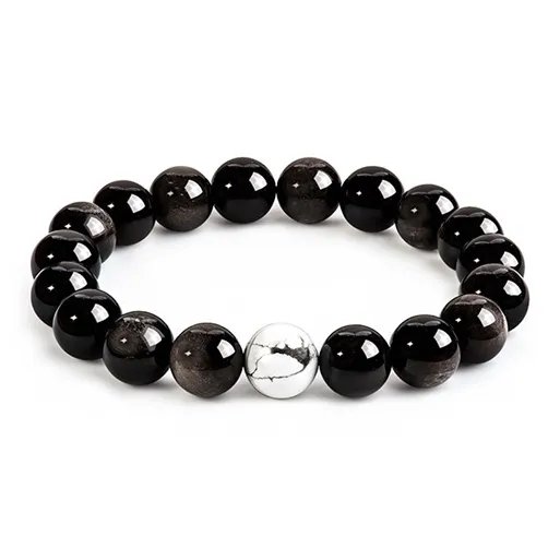 RboySe Obsidian Bracelets Unisex-0