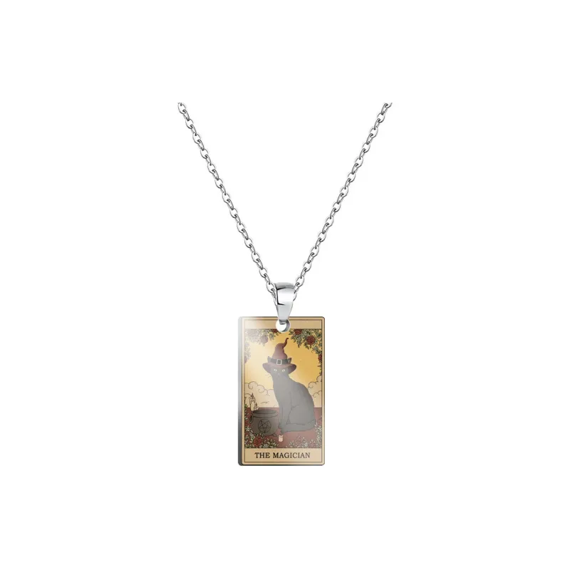 CHRROTA Titanium Steel Necklaces Unisex-4