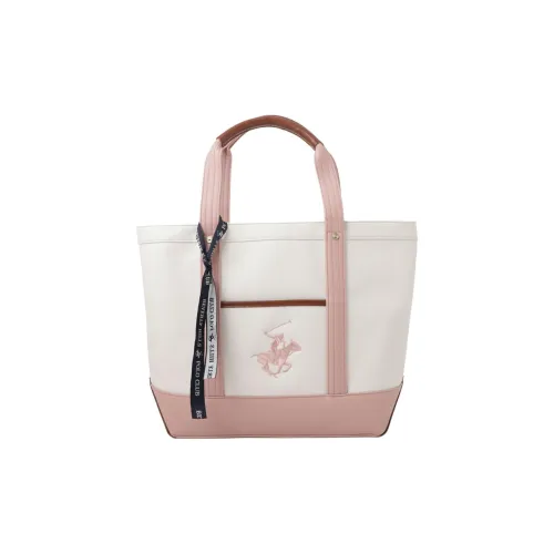 BEVERLY HILLS POLO CLUB Polyurethane Handbag Women's White & Pink