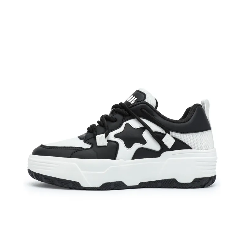 Singing Wear-Resistant Lightweight Height Increasing Low-Top Skateboard Shoes Unisex-1
