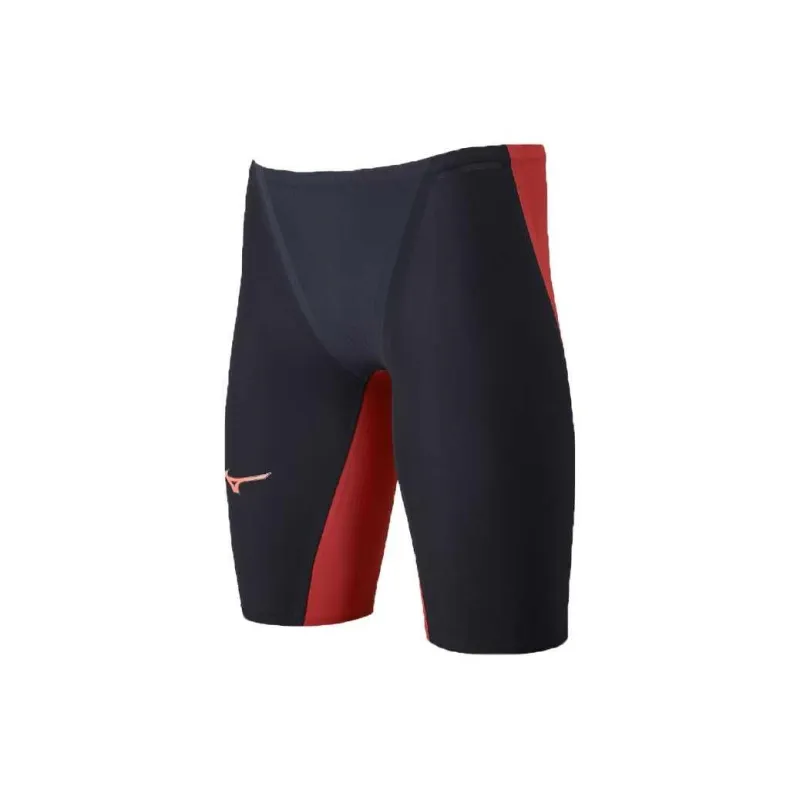 Mizuno Sonic GX Swimming Shorts Men's Black Orange-1