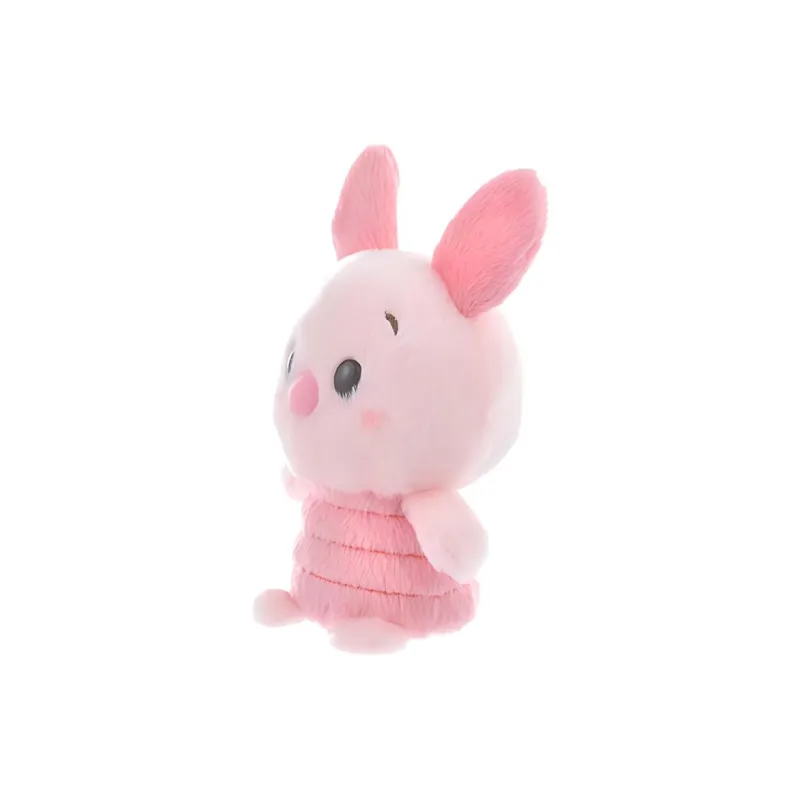 Disney Bean Eye Collection Piglet Fluffy Pink Dolls Plush Doll 12.8cm Height-1