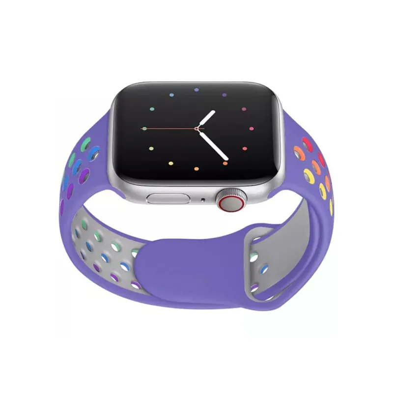 ZHENGGUANG Watch Band Apple Compatibility Silicone Material-1
