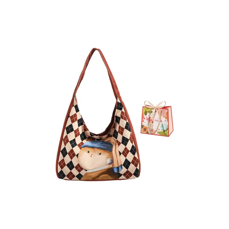 Cwatcun Fabric Shoulder Bag Regular Women's Multicolor-0