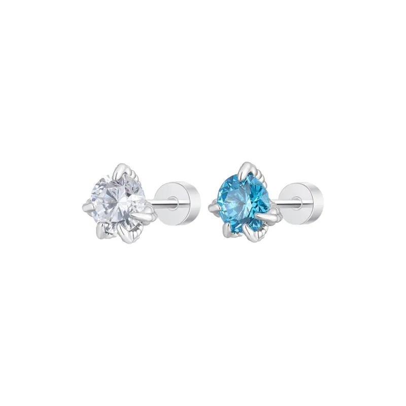 MISS XIA JWY Titanium Steel Stud Earrings Unisex-5