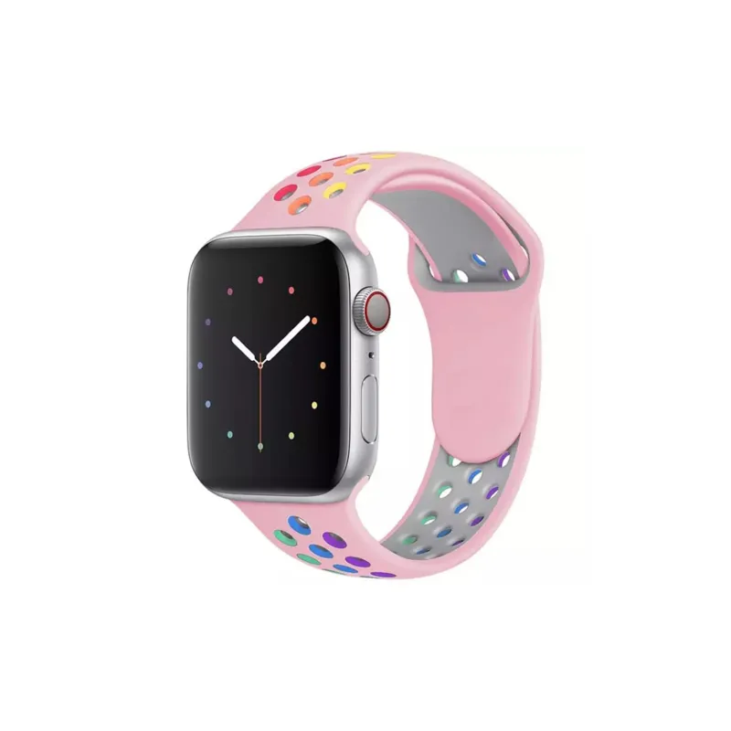 ZHENGGUANG Watch Band Apple Compatibility Silicone Material-63