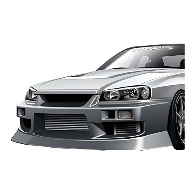 AOSHIMA 1/24 Nissan R34 Skyline Model Kits-1