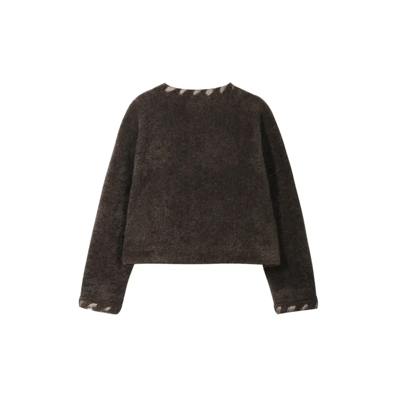 MISHOW Coat Women's Teddy Brown-1