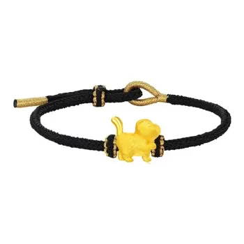 Royal Dragon Mirror Gold Bracelet Unisex