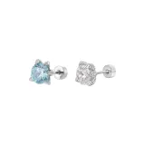 Best-Selling 1 Pair-Aurora White+Light Sea Blue