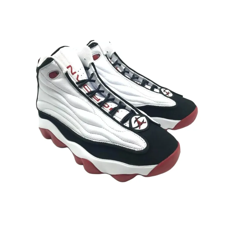 JORDAN Pro Strong White Gym Red Black-1
