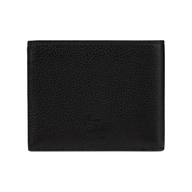 CL LUBOTING Funky Calfskin Wallet Men's Black-2