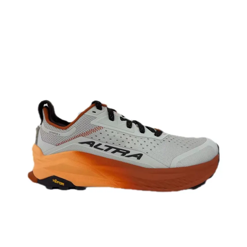 Altra OLYMPUS 6 Cushioning Support Low Top Running Shoes Men's Light Gray-1