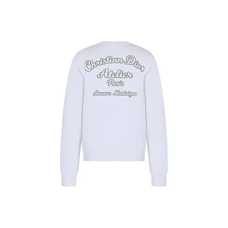 DIOR Quarterly New Products Sweatshirts Men White-1