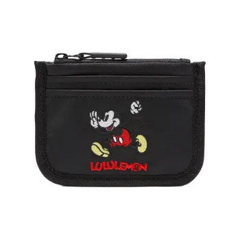 Lululemon × Disney Collaboration Polyester Card Holder Unisex Black