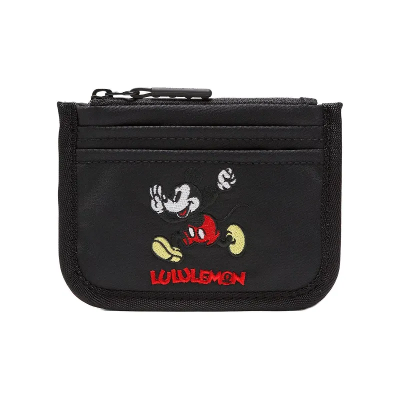 Lululemon × Disney Collaboration Polyester Card Holder Unisex Black-0