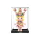 400% Full Transparent Assembled Black Sole (Not Included Toy) 31*31*41cm