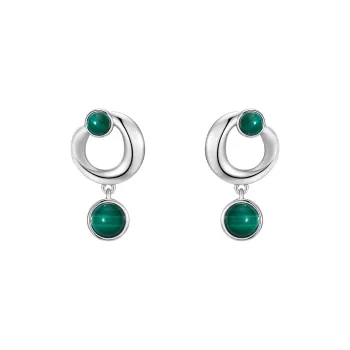HUSSAIN Malachite Earrings Women's