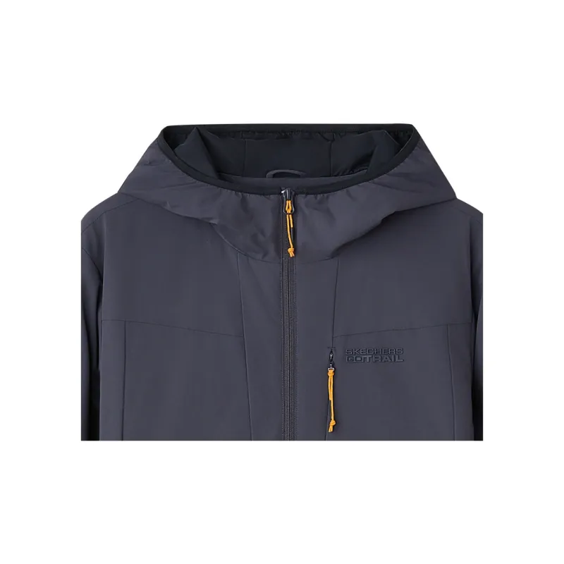 Skechers Mountain And Wild Outdoor Series Puffer Jacket Men's Dark Gray-2