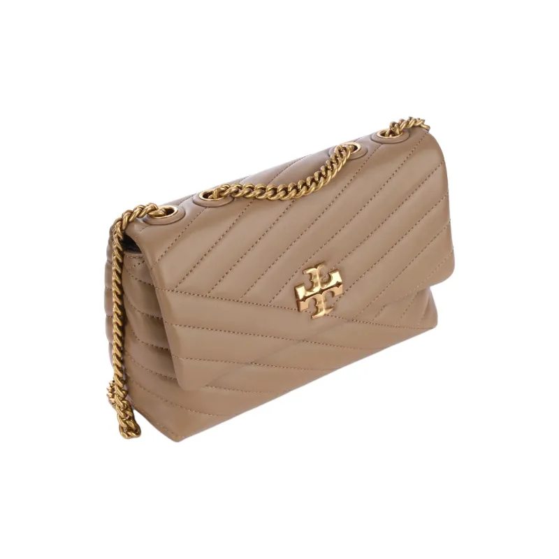 TORY BURCH Kira Leather Crossbody Bag, Shoulder Bag Women's Oystercatcher Umber-3