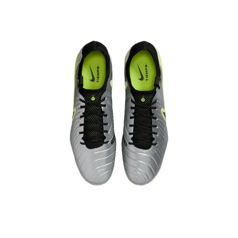 Nike Tiempo Legend 10 Elite AG Pro Metallic Silver Volt Black-4